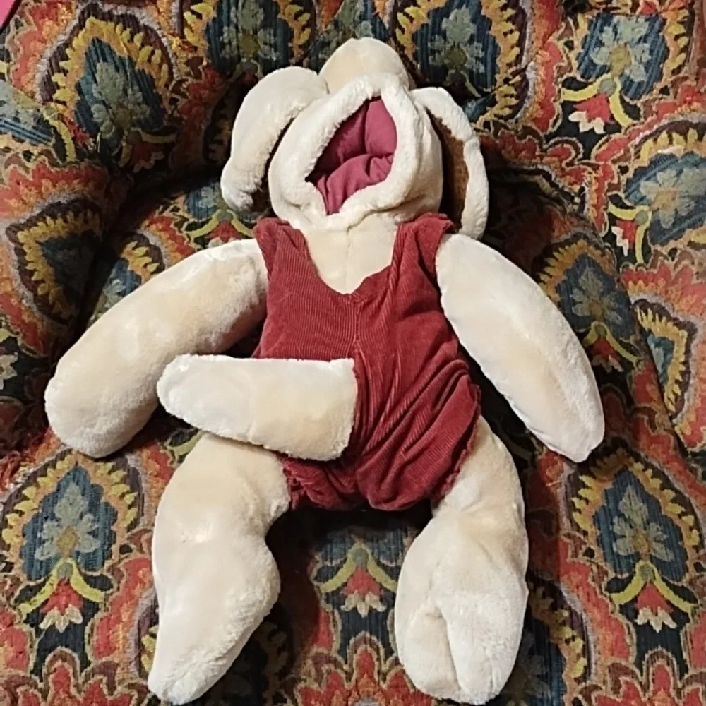 Wrinkles Dog Puppy hand Puppet Plush kids toys